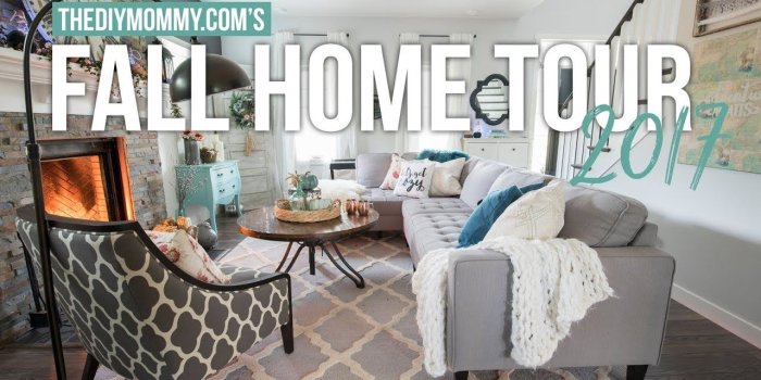 1280x720 Fall 2017 Home Tour: Cheerful Boho Farmhouse Style | The DIY Mommy