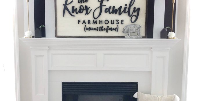 3024x4032 Modern Mantel Makeover with Wallpaper – Ellery Designs