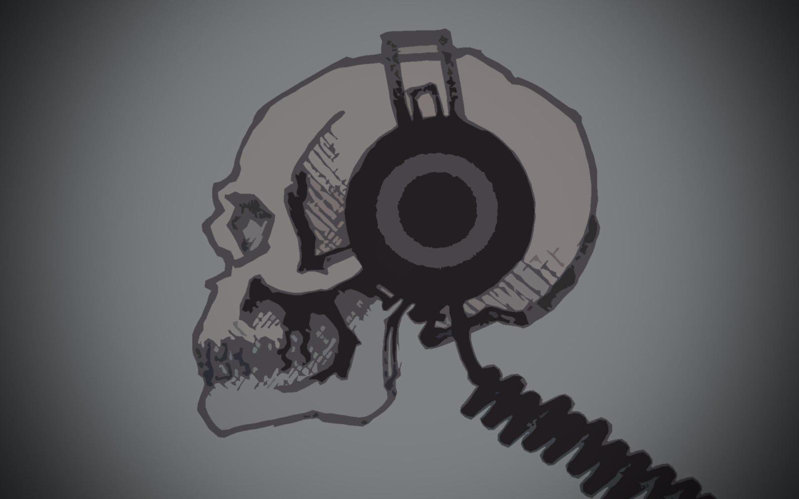 1920x1200 2987061 headphones skull wallpaper and background | Other | Tokkoro