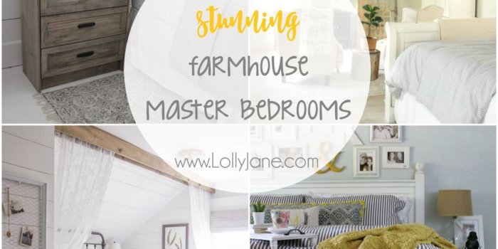 1024x1024 11 stunning farmhouse master bedrooms - Lolly Jane