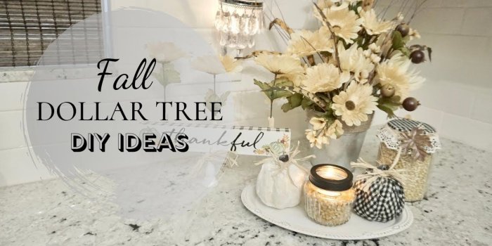 1280x720 FALL DOLLAR TREE DIY | FARMHOUSE DECOR | EASY FALL CRAFTS