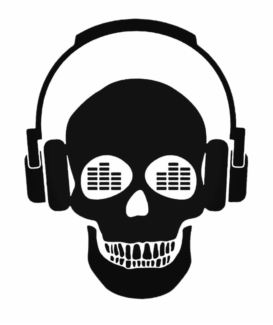 920x1094 skull #headphones #music #skullwithheadphones - Skull With
