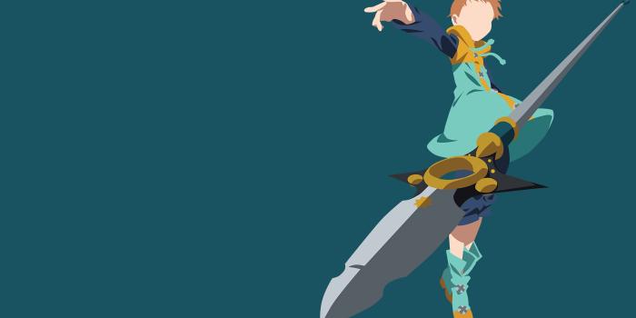 3840x2160 King Spear Minimalist Nanatsu no Taizai Anime 4K #9111