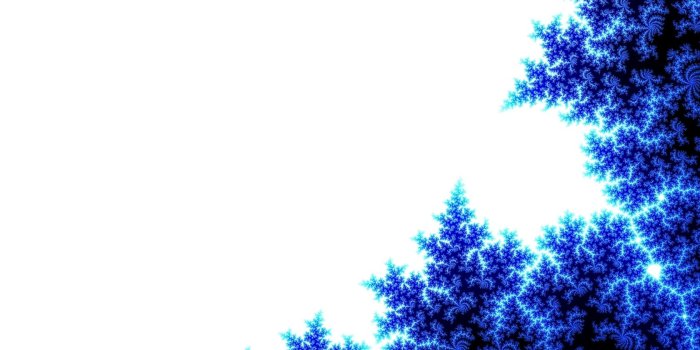 1680x1050 Blue White Abstract Flower Artwork Wallpaper #4974 - Ongur