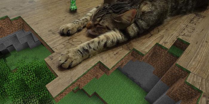 1121x713 Minecraft Cats Wallpapers