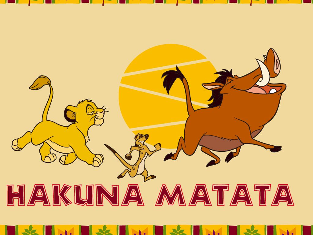 1024x768 Lion King Wallpaper Hakuna Matata