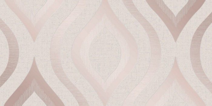 1200x1480 Fine Decor Quartz Geo Rose Gold Off White Wallpaper FD42206