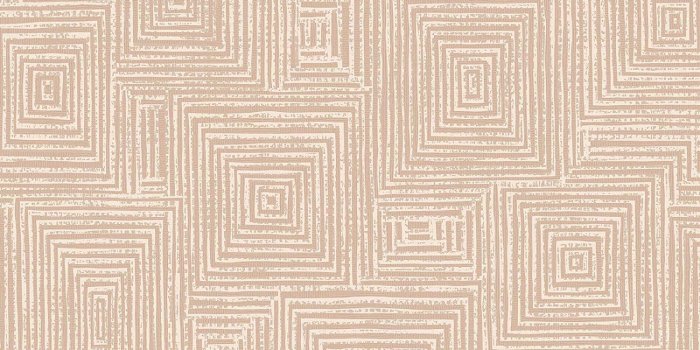 1500x1500 Symmetry Geometric Squares Wallpaper White/Rose Gold Rasch 310221