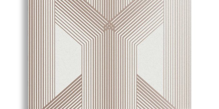 1024x1024 Lagom Geo White & Rose Gold Wallpaper | White Wallpaper | Graham & Brown