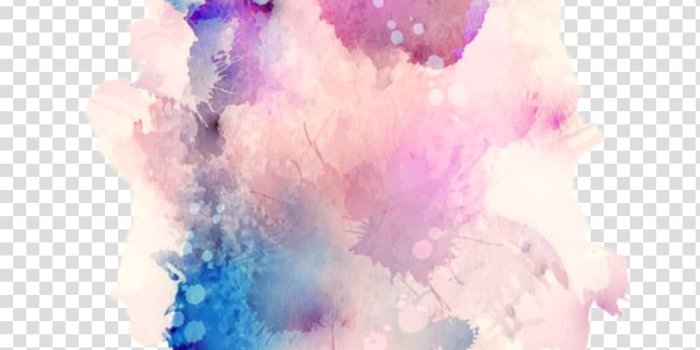 800x1197 Pink and teal tie-dyed illustration, Watercolor painting Pastel