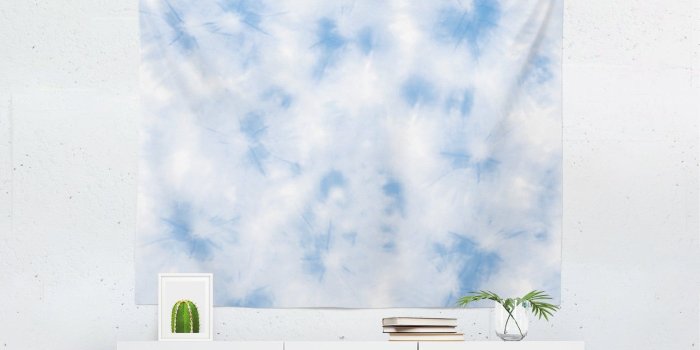 2000x1574 Tie Dye Tapestry, Blue and White Tapestry, Boho Tie Dye Wall Hanging, Tie  Dye Fabric