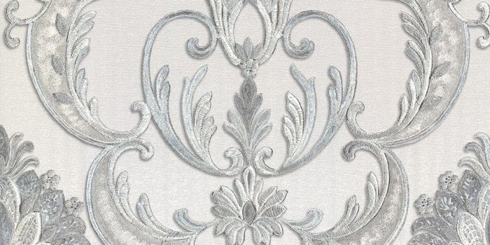 1000x1200 Perla Damask Grey Wallpaper