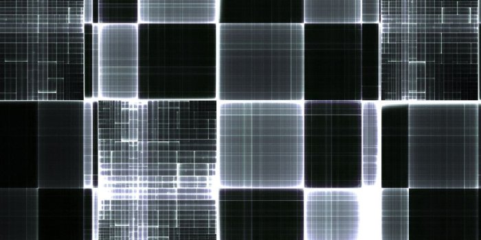 1280x800 Black and Grey Cubes widescreen wallpaper