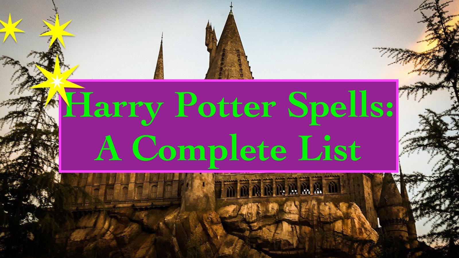 1920x1080 Harry Potter Spells: The Complete List | HobbyLark