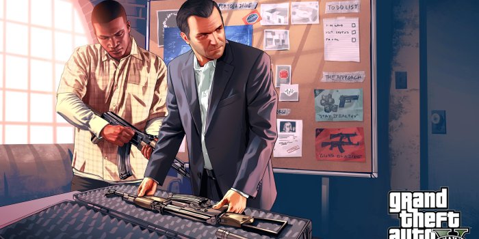 2880x1800 Widescreen-Gaming-GTA-5-1614-Wallpaper-Franklin-Michael-Preparation