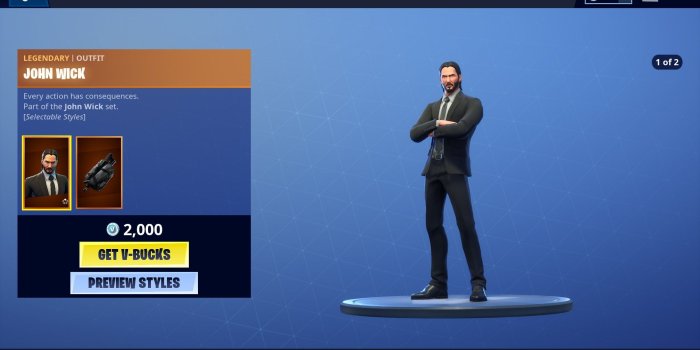 1920x1080 John Wick joins Fortnite with new Wick's Bounty LTM and skin | Shacknews