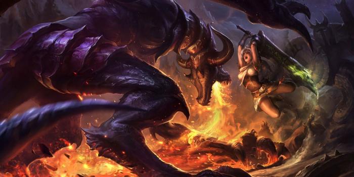 1920x1080 Download 1920x1080 HD Wallpaper dragon age demon art battle fire