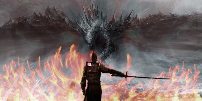 1920x1080 2964814 1920x1080 warrior dragon fire sword battle monster anime