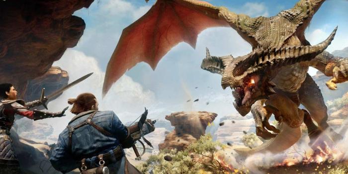 1332x850 Wallpaper rock, weapons, fire, dragon, sword, logo, logo, battle