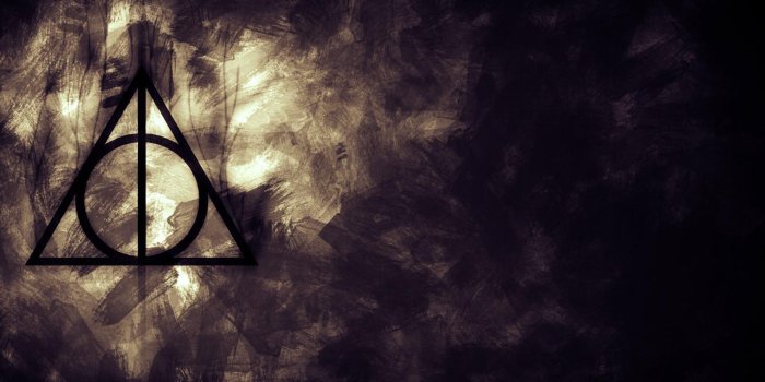 3840x2400 Download Darkness Deathly Hallows Symbol for 4K Ultra HD 16:10