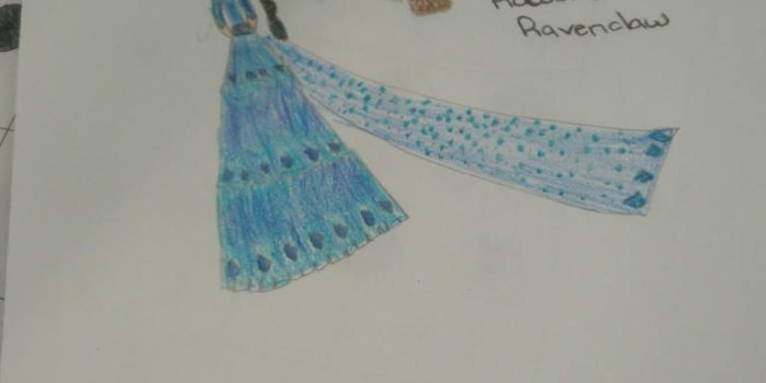 768x1024 My Sketch of Rowena Ravenclaw | Harry Potter Amino