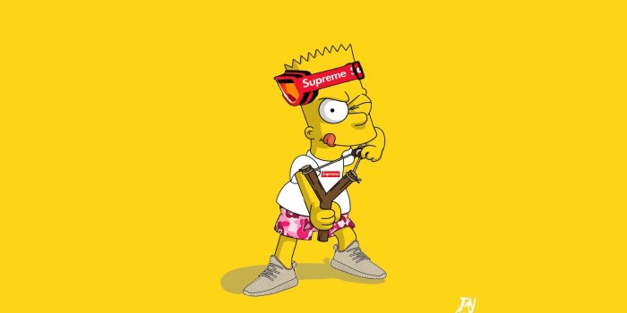 2200x1200 Bart Simpson Wallpaper Group (66+), HD Wallpapers