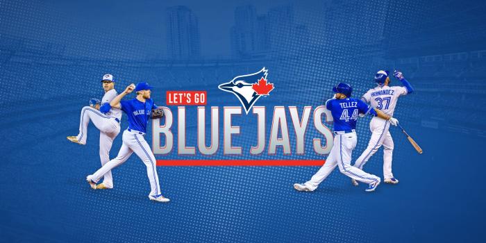 1920x1080 Let's Go Blue Jays With Blue Background - Toronto Blue Jays New, Hd