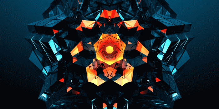 2048x2048 3D GEOMETRICAL DESIGN - Tap to see more cool 3D Geometric wallpapers