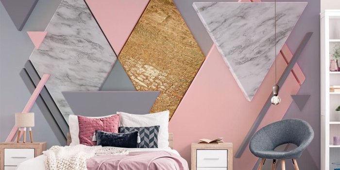 1080x935 Customized Pnew Diamond Geometry Nordic 3d Stereo TV Background Wall  Different Stone Pattern Color Geometric Mosaic