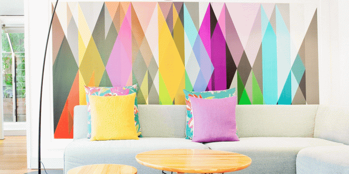 1261x1149 25 Dazzling Geometric Walls for the Modern Home - Freshome
