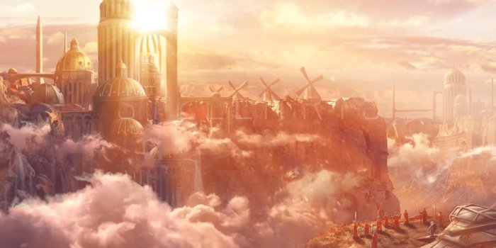 2560x1440 Pretty cool wallpaper from the new console trailer : Stellaris