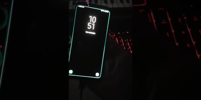 1280x720 Edge lighting as wallpaper Samsung Galaxy S8