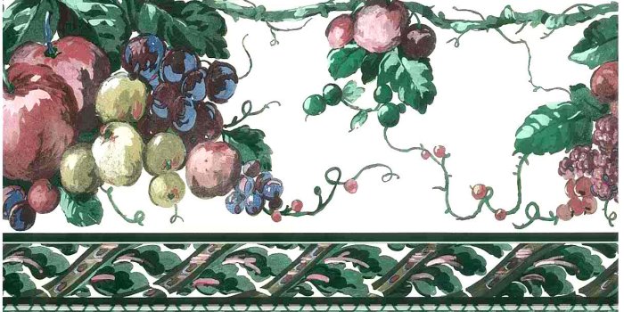 1216x784 Fruit Kitchen Wallpaper Border Purple Green 159211 FREE Ship