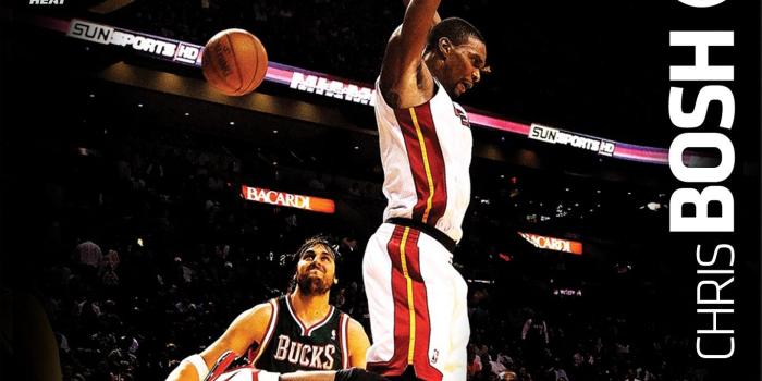 1366x1024 Chris Bosh Miami Heat Dunk HD Wall Wallpapers - HD Wall Wallpapers