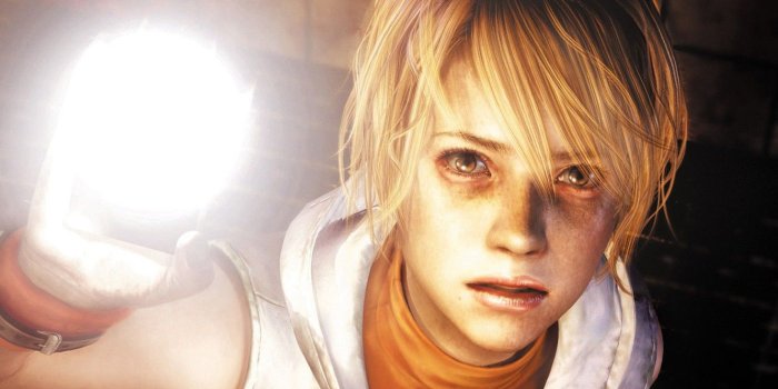 1332x850 Wallpaper look, girl, light, face, blonde, lantern, Horror, Heather