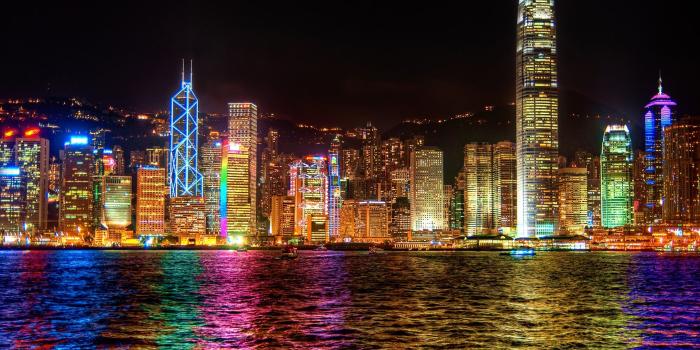 1920x1080 Wallpaper Hong Kong city lights at night 1920x1200 HD Picture, Image
