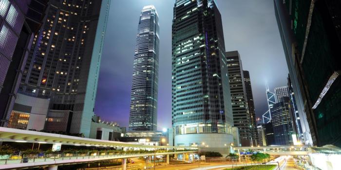 1920x1080 Download Hong Kong Downtown Night Lights Wallpaper 1920x1080