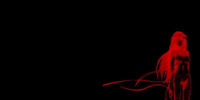 1920x1080 Elfen Lied, Red, Anime girls, Minimalism, Anime, Nyu HD Wallpapers