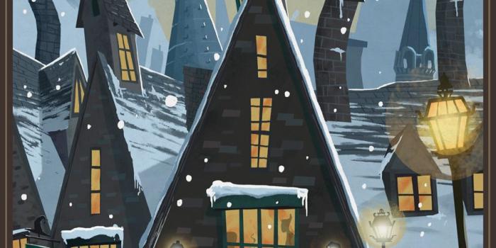 900x1500 Experience the Magic of Hogsmeade - Nicolas Rix | HP_Posters | Harry