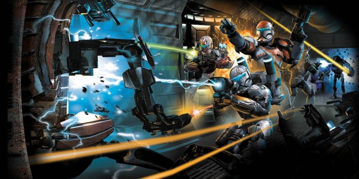 1366x768 Star Wars Republic Commando Clone Battle Desktop Wallpaper Full