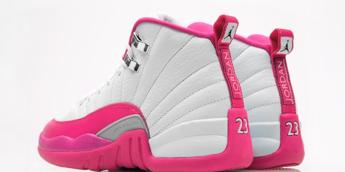 1200x800 Air Jordan 12 GS White Dynamic Pink Release Date - Sneaker Bar Detroit