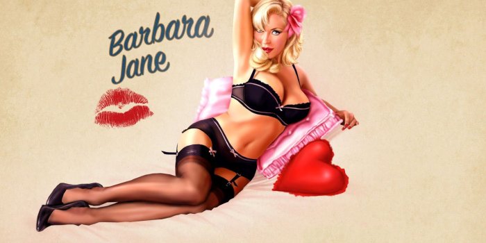 1600x1068 High Resolution Wallpaper: Pin-up Girls Wallpapers