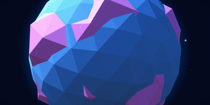 750x1334 Download 750x1334 Planet, Low Poly, Galaxy, Stars, 3d Wallpapers for