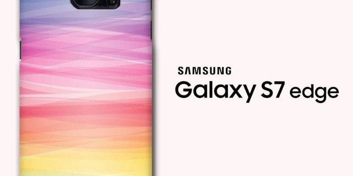 1024x1024 Colourful Wallpaper Samsung Galaxy S7 Edge 3D Case