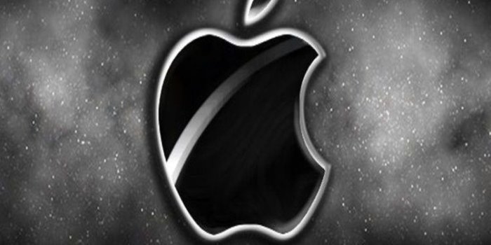 750x1334 Apple Black And White Wallpaper