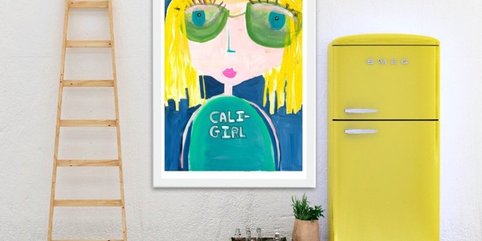 1406x1000 Cali Girl Art Print – Kerri Rosenthal