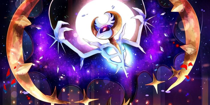 1366x768 Pokemon Sun And Moon Art By Invidiata - Pokemon Lunala, Hd