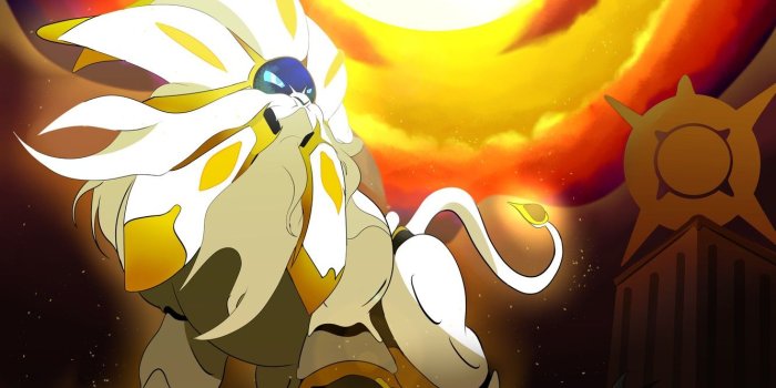 1332x850 Wallpaper game, nothing, cat, lion, sun, Pokemon, Pokémon Sun & Moon