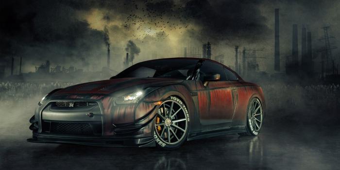 1920x1200 Nissan Gtr R35 Zombie Killer Wide Photos HD Wallpapers High