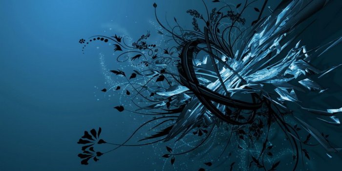 1024x768 Blue C4D Wallpaper by Dan4ArChAnGeL